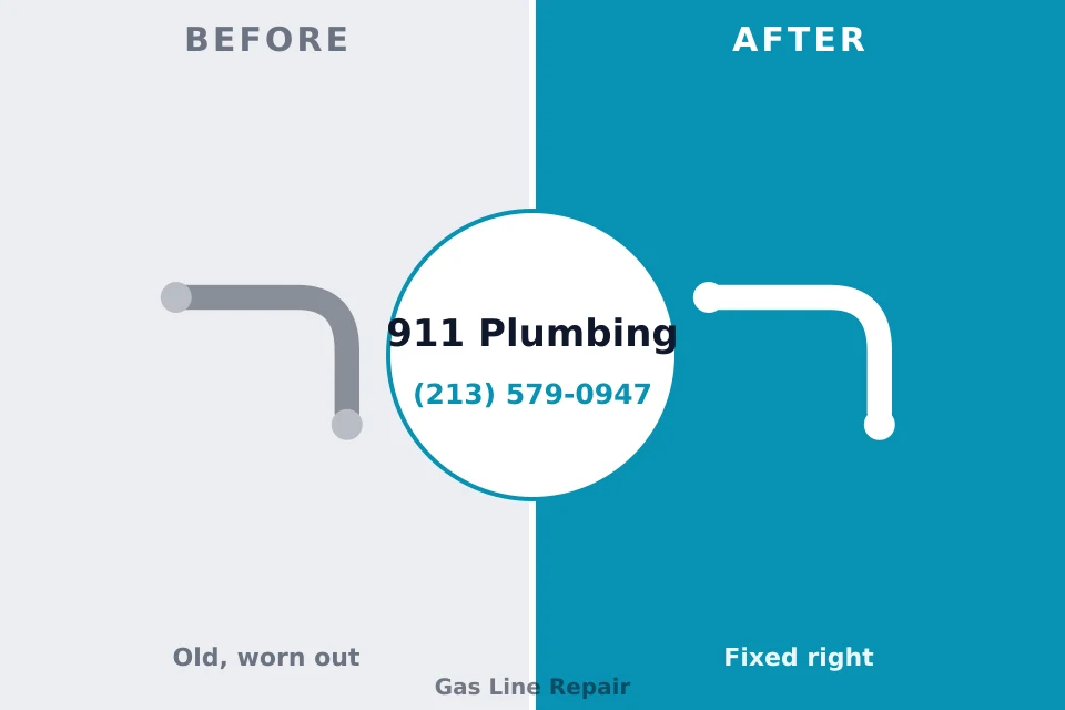 Before and after: plumbing company Paris, TN